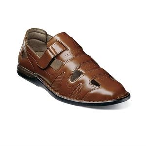 Stacy Adams Men's Aramis Fisherman Sandal Cognac 13M